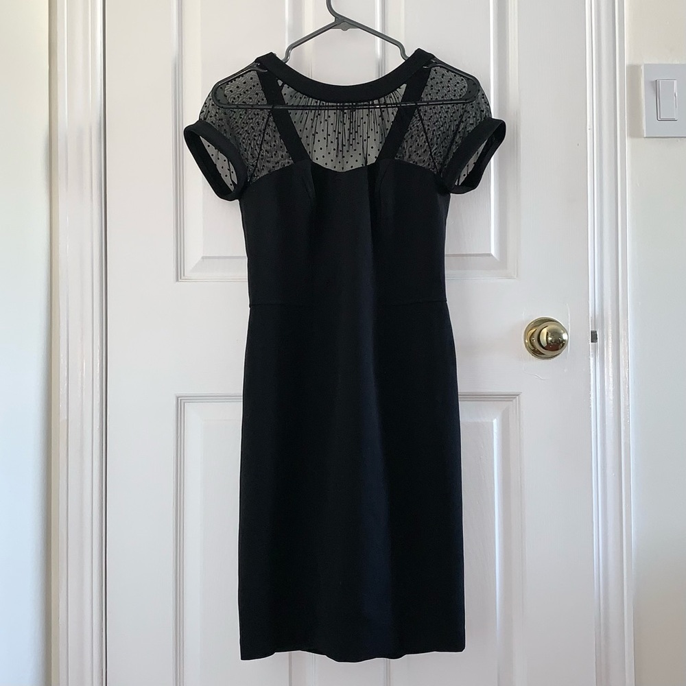 White House Black Market Black Dress Size 2